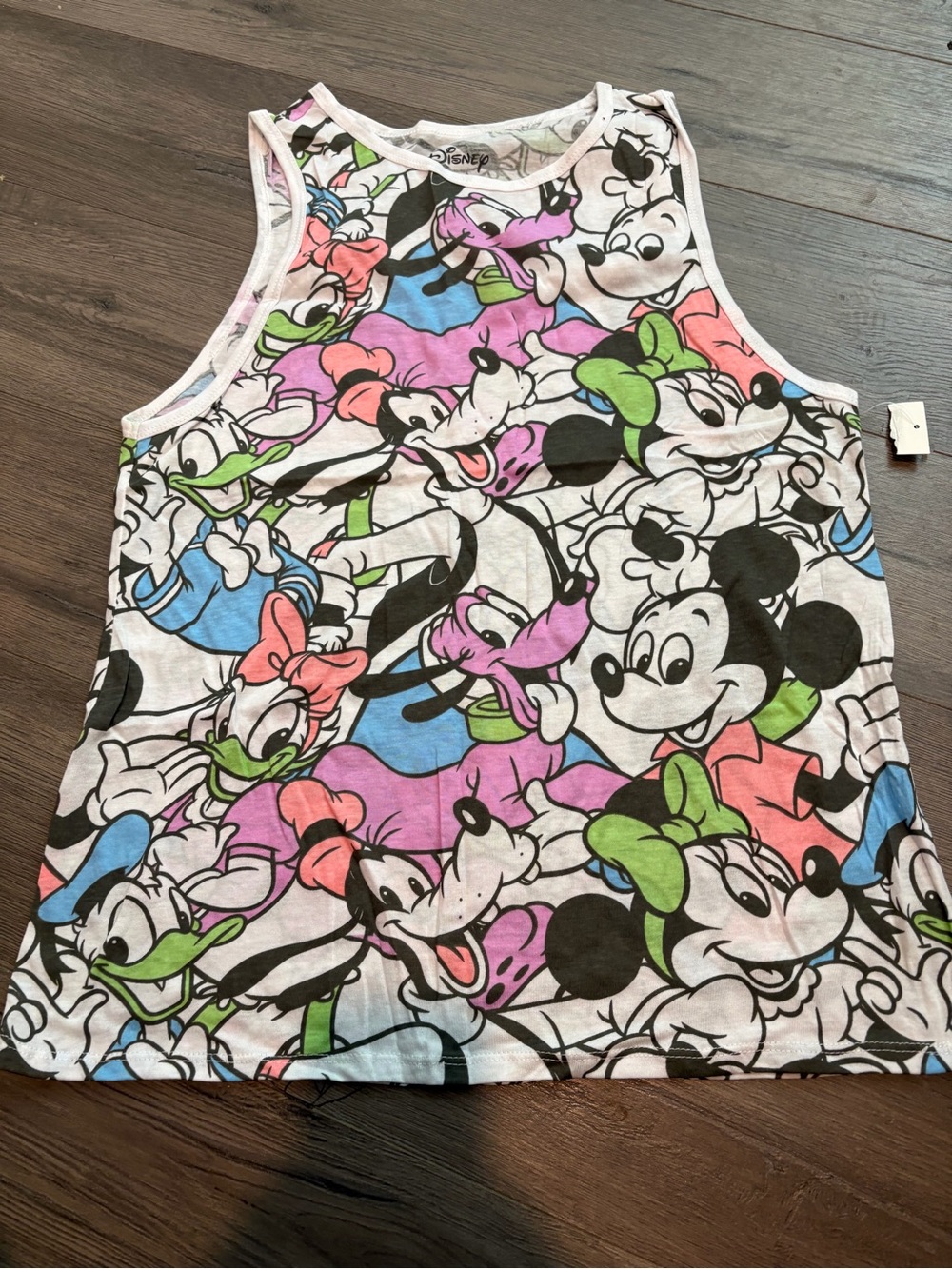 Juniors Disney Mickey Mouse Tank Top Size L 11-13